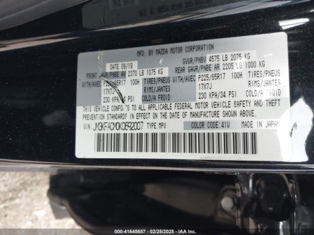 JM3KFACM0K0692007 Mazda Cx-5 Touring