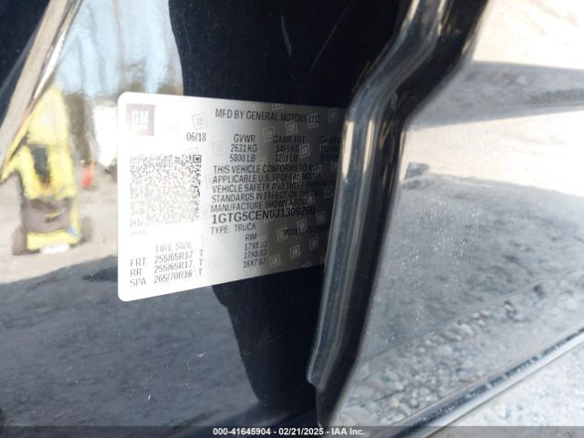 1GTG5CEN0J1309260 GMC CANYON SLE