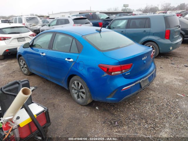 3KPA24AD0NE458613 KIA RIO S