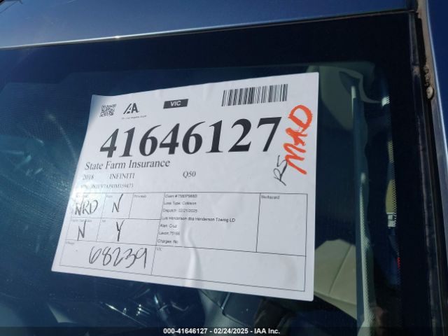 JN1EV7AP4JM359473 Infiniti Q50 3.0t Luxe