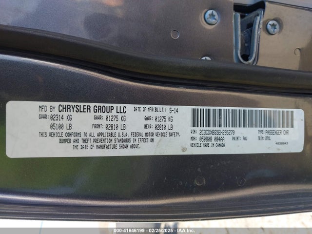 Dodge Charger Se 2014 2C3CDXBG5EH295270 Image 9