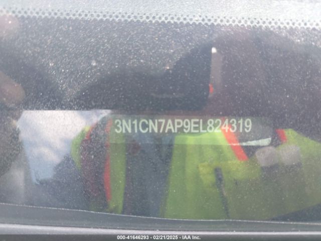 3N1CN7AP9EL824319 Nissan Versa 1.6 Sv