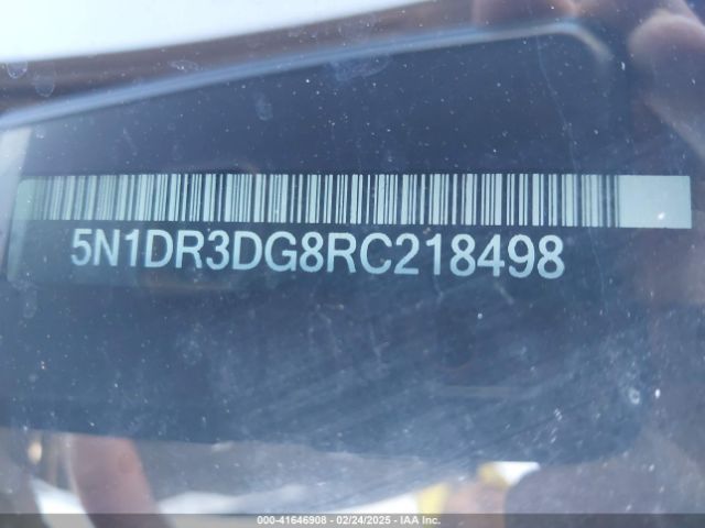 5N1DR3DG8RC218498 Nissan Pathfinder Platinum Fwd