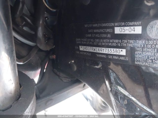 2004 HARLEY-DAVIDSON FLHRCI 1HD1FRW1X4Y733380 Photo 9
