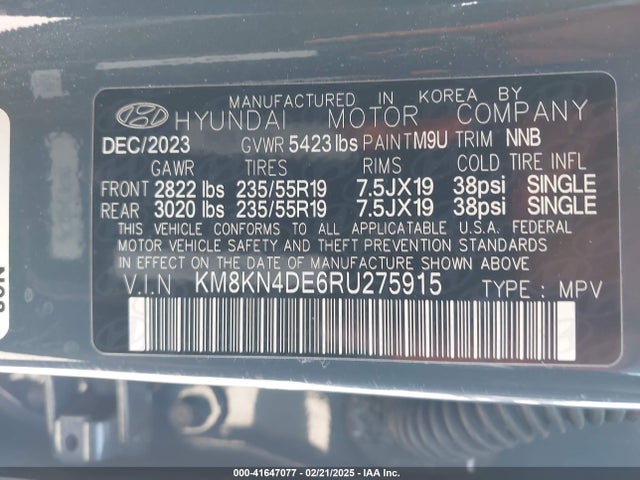 Hyundai Ioniq 5 Sel 2024 KM8KN4DE6RU275915 Image 9