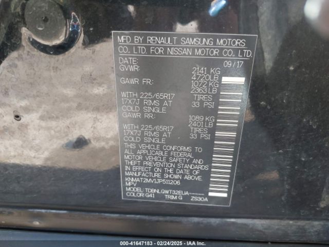 2018 NISSAN ROGUE KNMAT2MV1JP511206 Photo 8