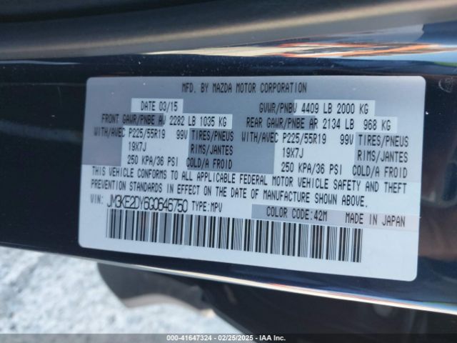 JM3KE2DY6G0646750 Mazda Cx-5 Grand Touring