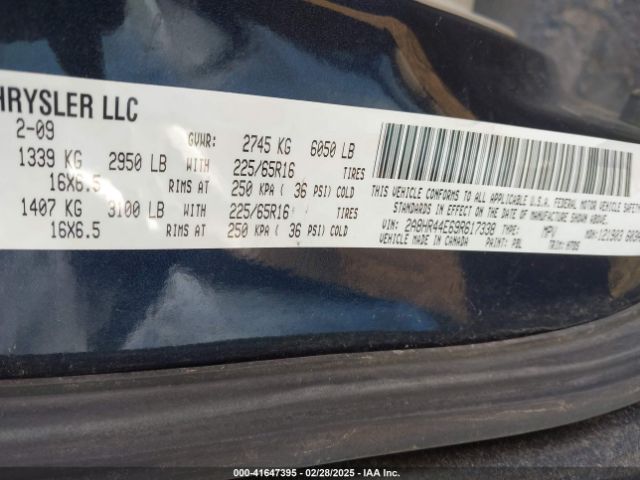 2009 CHRYSLER TOWN & COUNTRY 2A8HR44E69R617338 Photo 8