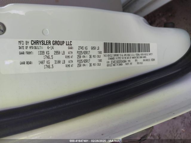 2014 CHRYSLER TOWN & COUNTRY 2C4RC1BG5ER343804 Photo 8