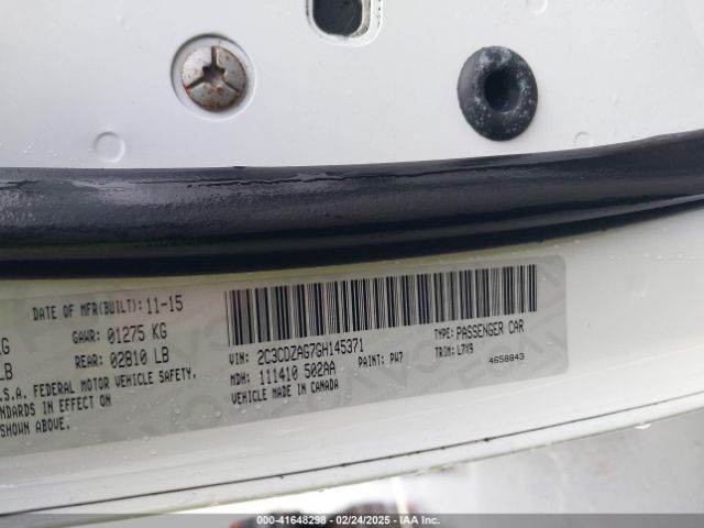 2C3CDZAG7GH145371 Dodge Challenger Sxt