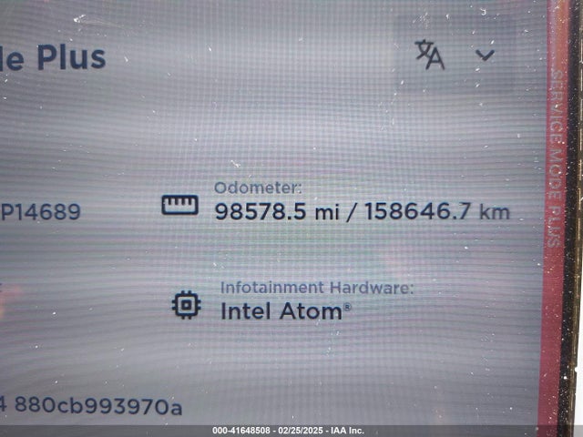 41648508 :رقم المزاد ، 5YJSA1CG2DFP14689 vin ، 2013 Tesla Model S مزاد بيع