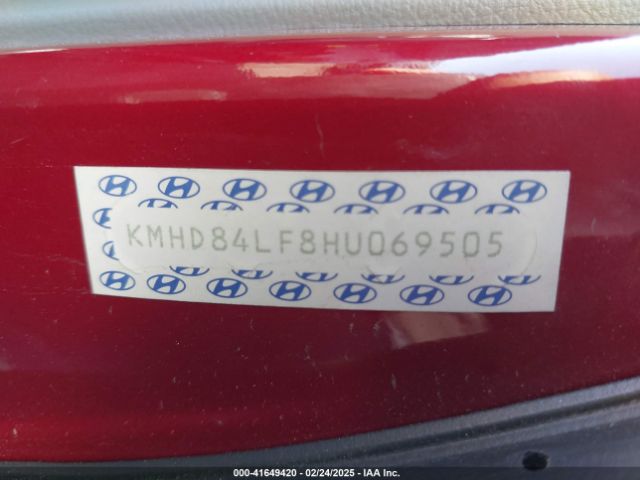 KMHD84LF8HU069505 Hyundai ELANTRA SE