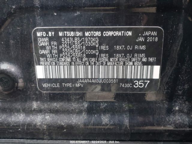 2018 MITSUBISHI OUTLANDER SPORT JA4AR4AW3JU003581 Photo 8