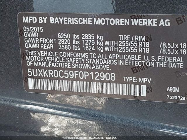 5UXKR0C59F0P12908 BMW X5 Xdrive35i