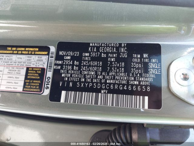 5XYP5DGC6RG466658 KIA Telluride Sx Prestige X-pro