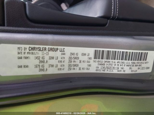 1C4RJFBG2EC351130 Jeep Grand Cherokee Limited