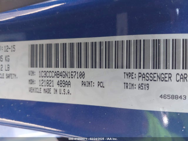 Chrysler 200 Limited 2016 1C3CCCAB4GN167100 Image 9