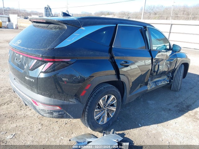 KM8JBCA1XNU029721 Hyundai Tucson Hybrid Blue