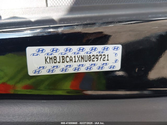 KM8JBCA1XNU029721 Hyundai Tucson Hybrid Blue