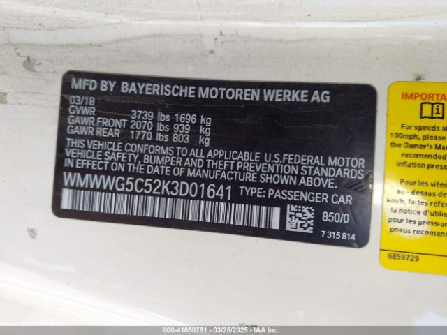 WMWWG5C52K3D01641 Mini Convertible Cooper