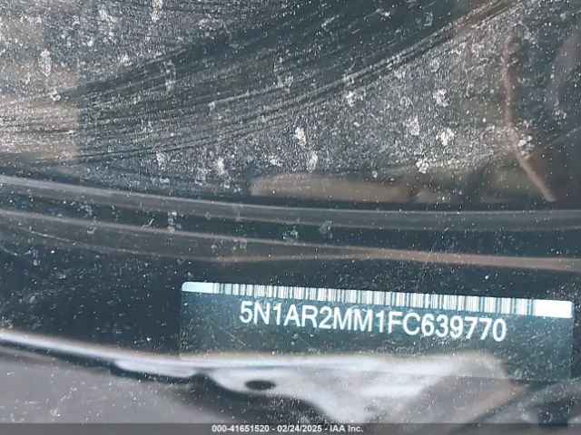 5N1AR2MM1FC639770 Nissan Pathfinder Platinum
