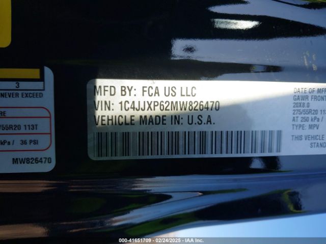 1C4JJXP62MW826470 Jeep Wrangler 4xe Unlimited High Altitude 4x4