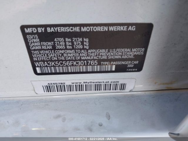 WBA3K5C56FK301765 BMW 328d Xdrive
