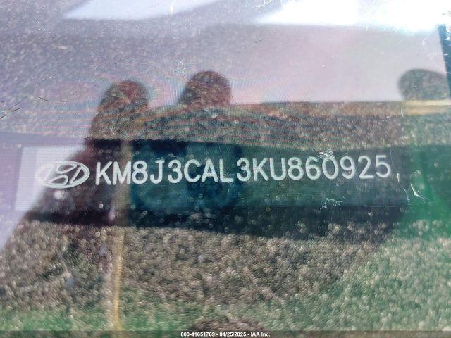 KM8J3CAL3KU860925 Hyundai Tucson Sport