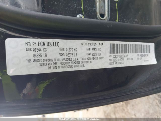 1C3CDFCB2GD541205 Dodge Dart Limited