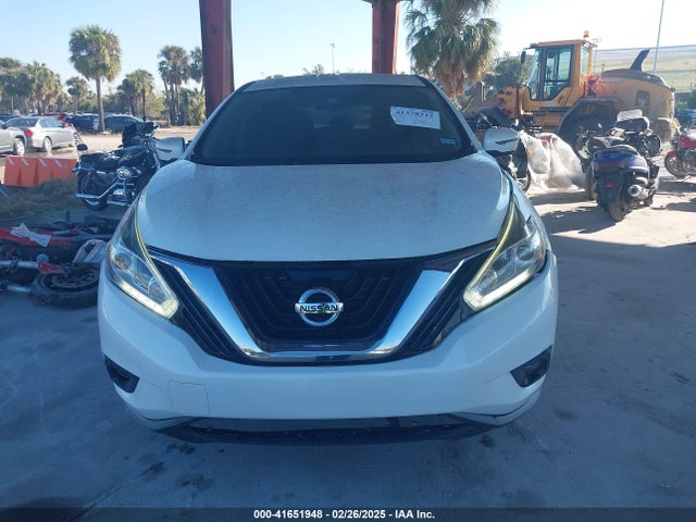 2018 Nissan Murano S მანქანა იყიდება აუქციონზე, vin: 5N1AZ2MG8JN165274, აუქციონის ნომერი: 41651948