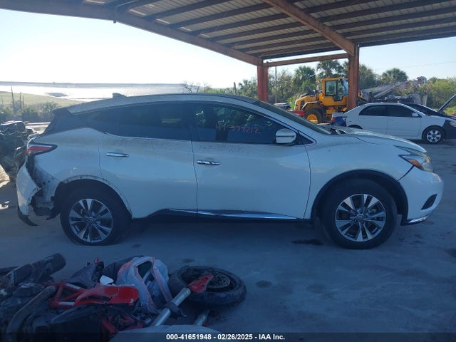 2018 Nissan Murano S მანქანა იყიდება აუქციონზე, vin: 5N1AZ2MG8JN165274, აუქციონის ნომერი: 41651948