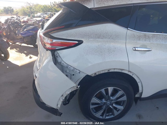 2018 Nissan Murano S მანქანა იყიდება აუქციონზე, vin: 5N1AZ2MG8JN165274, აუქციონის ნომერი: 41651948