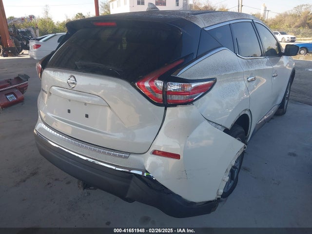 2018 Nissan Murano S მანქანა იყიდება აუქციონზე, vin: 5N1AZ2MG8JN165274, აუქციონის ნომერი: 41651948