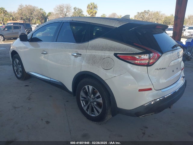 2018 Nissan Murano S მანქანა იყიდება აუქციონზე, vin: 5N1AZ2MG8JN165274, აუქციონის ნომერი: 41651948