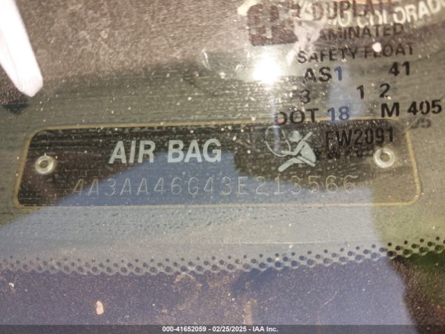 2003 MITSUBISHI GALANT 4A3AA46G43E213566 Photo 8