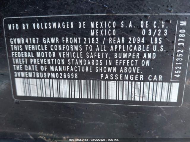 2023 VOLKSWAGEN JETTA 3VWEM7BU9PM026698 Photo 8