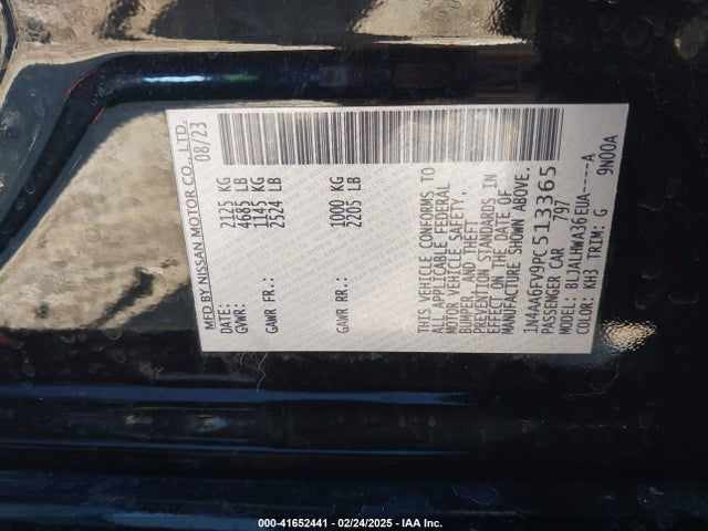 Nissan Maxima Platinum Xtronic Cvt 2023 1N4AA6FV9PC513365 Image 9