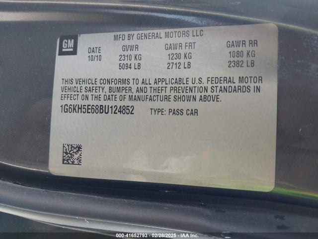 2011 CADILLAC DTS 1G6KH5E68BU124852 Photo 8