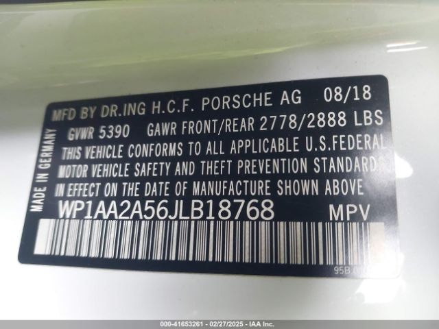 2018 PORSCHE MACAN WP1AA2A56JLB18768 Photo 8