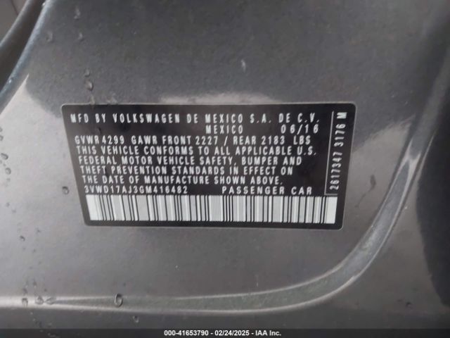 3VWD17AJ3GM416482 Volkswagen Jetta 1.8t Sport