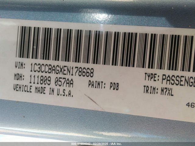 2014 CHRYSLER 200 1C3CCBAGXEN178668 Photo 8