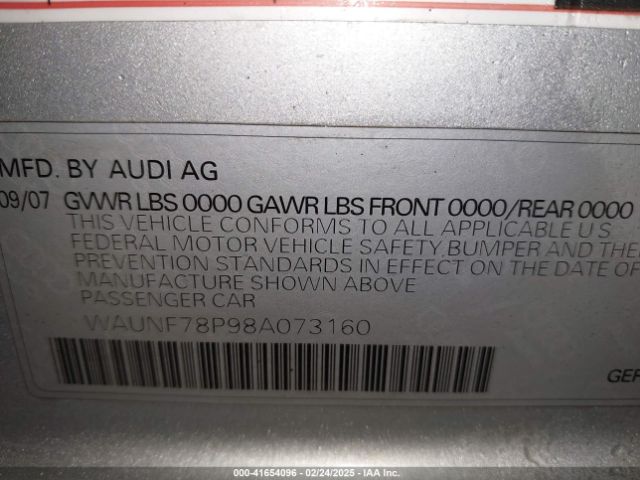 2008 AUDI A3 WAUNF78P98A073160 Photo 8