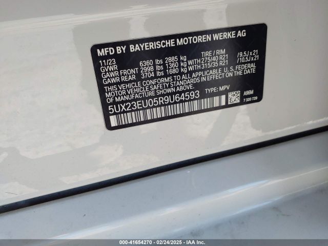 5UX23EU05R9U64593 BMW X5 Xdrive40i