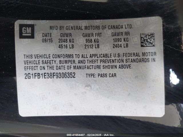2G1FB1E38F9306352 Chevrolet Camaro 2ls
