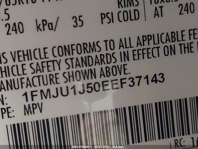 1FMJU1J50EEF37143 Ford Expedition Xlt