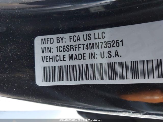 1C6SRFFT4MN735261 RAM 1500 Big Horn  4x4 5'7 Box