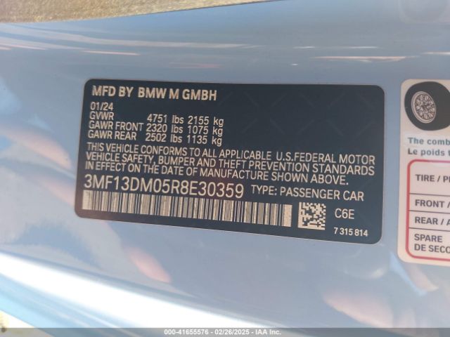 3MF13DM05R8E30359 BMW M2