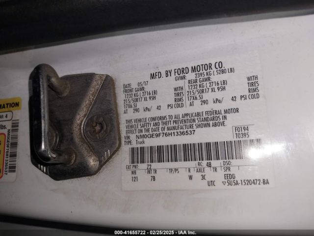 NM0GE9F76H1336537 Ford Transit Connect Xlt
