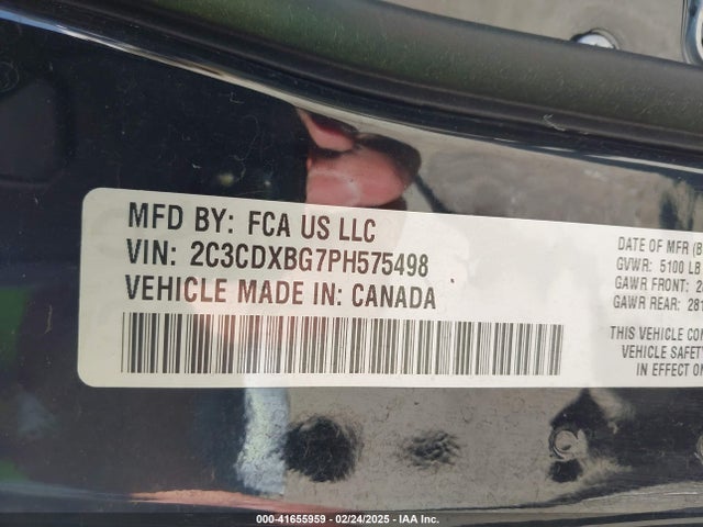 Dodge Charger Sxt 2023 2C3CDXBG7PH575498 Image 9
