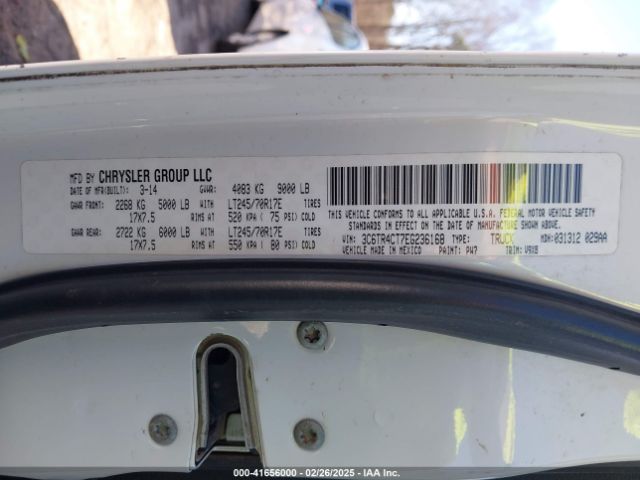 3C6TR4CT7EG236168 RAM 2500 Tradesman
